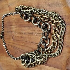 32 in. CARA NEW YORK MULTI CHAIN LINK NECKLACE